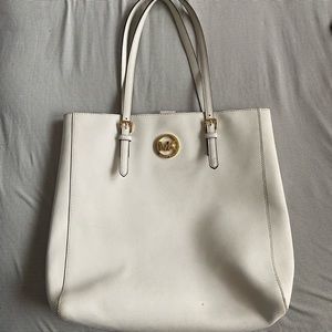 White MK Purse